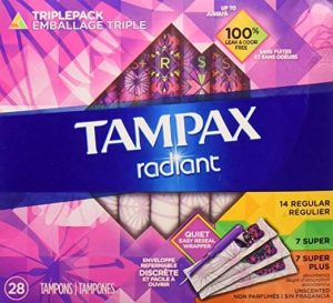 Tampax Radiant Tampons