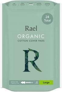 Rael Certified Organic Cotton Large Pads